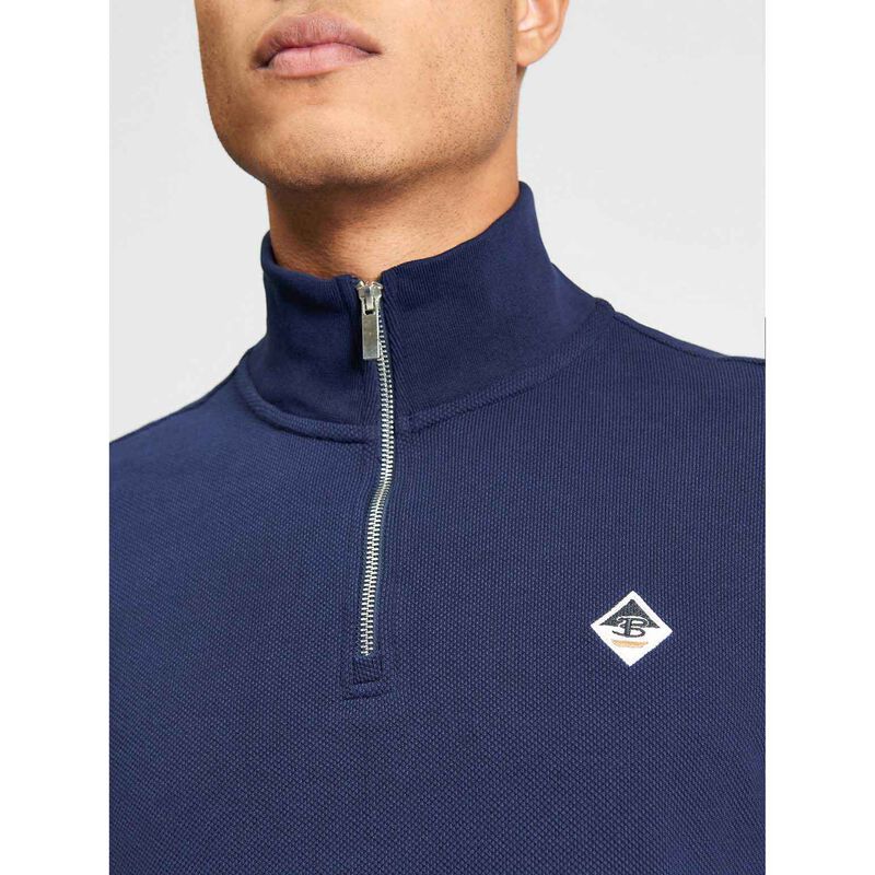 Ben Sherman Textured Half Zip image number 2